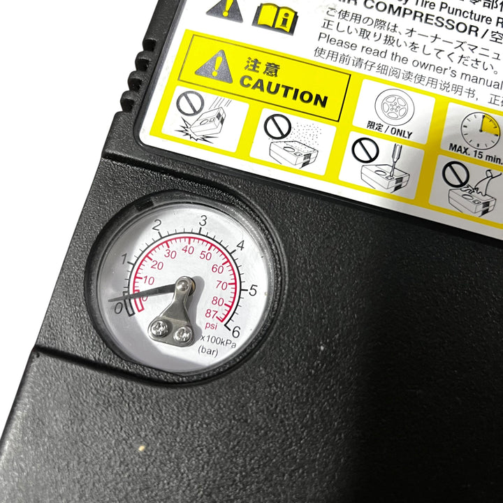 Portable Tyre Inflator with Pressure Gauge, Air Compressor for easy tyre inflator air use
