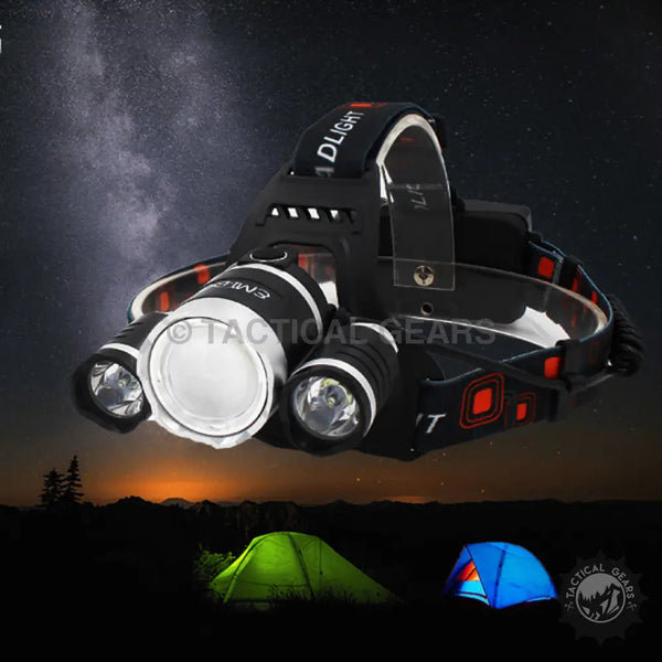Powerful 4 Mode Headlamp Torches and Lights