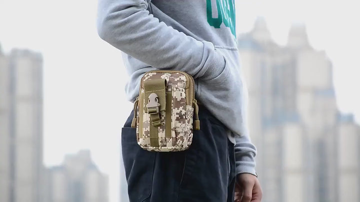 thumbnail image 2 of EDC Utility Gadgets Multi-purpose Waist Bag Bag Camping Hiking Outdoor Gear Cell Phone Holster Wallet Bag Phone Wallet 2 of 10