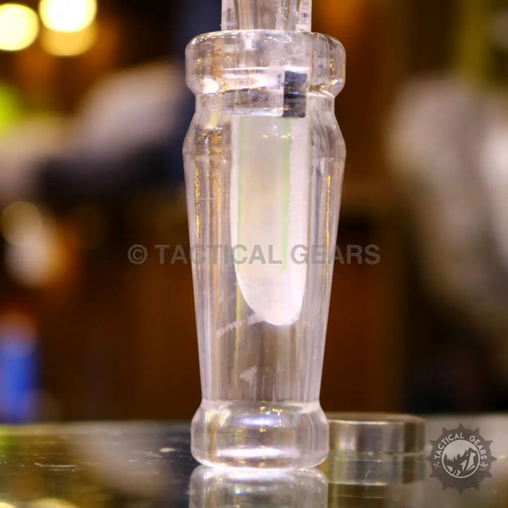 Clear plastic professional Canard Duck Call with white internal reed for realistic sound