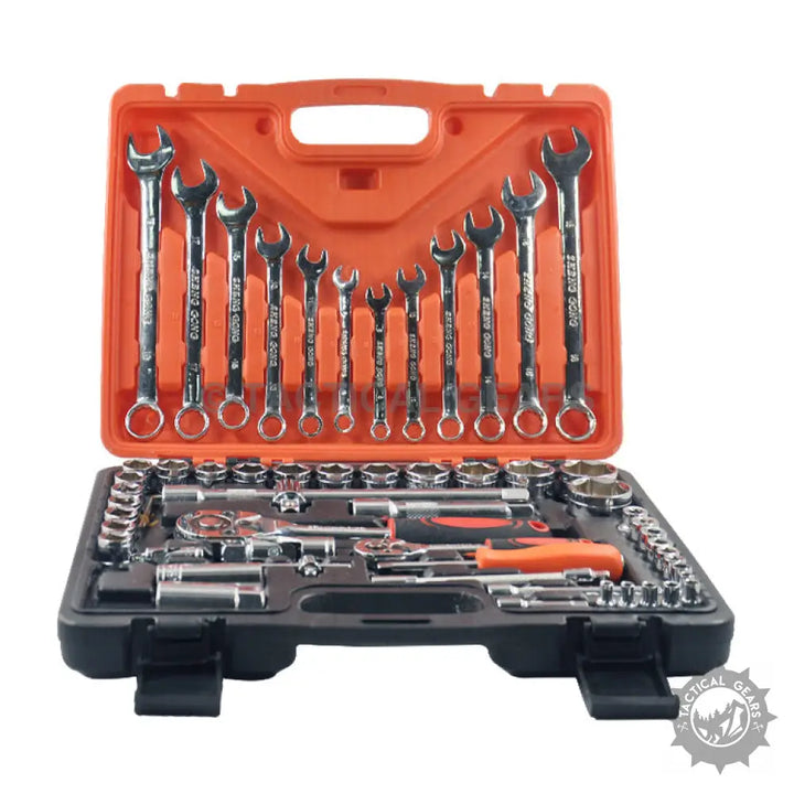 Open Professional Garage 61pcs Hardware Tools Kit with ratchet wrench inch socket and extension bar