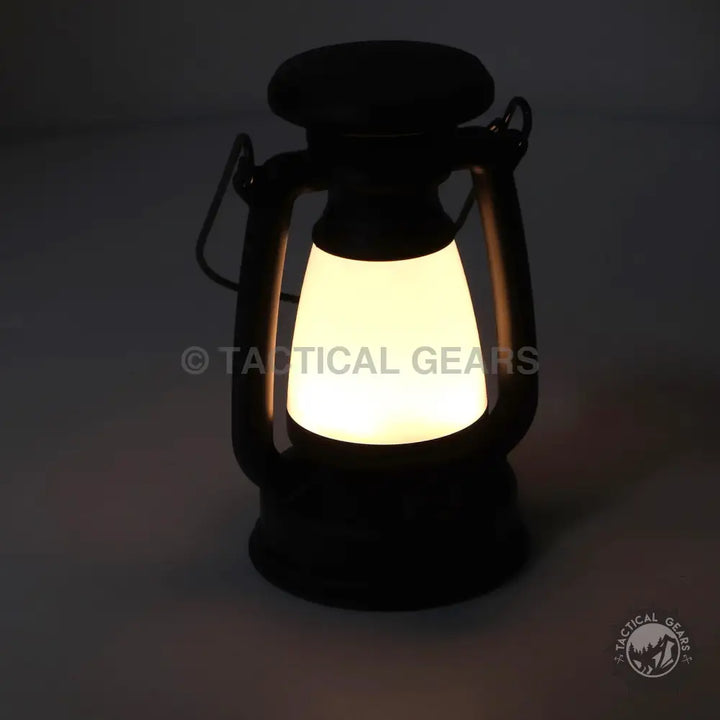 Dark-colored classic Rechargeable Camping Lamp with bright warm white light