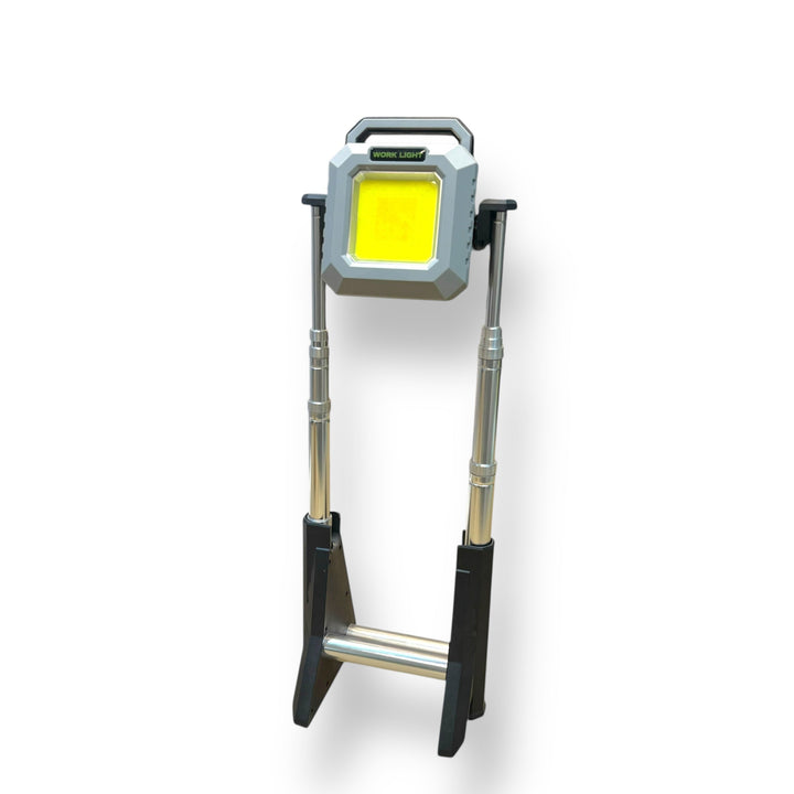 Adjustable height LED work light from Rechargeable LED Folding Work Light with 9000mAh Power Bank