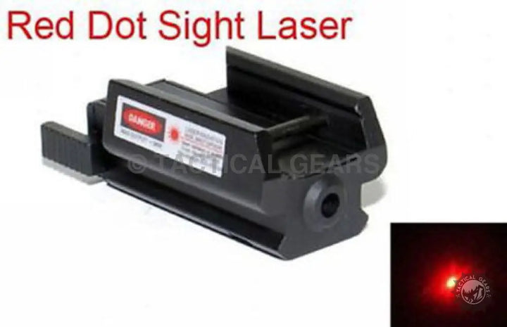 Red Dot Laser Sight Beam for firearms featuring black red dot laser technology