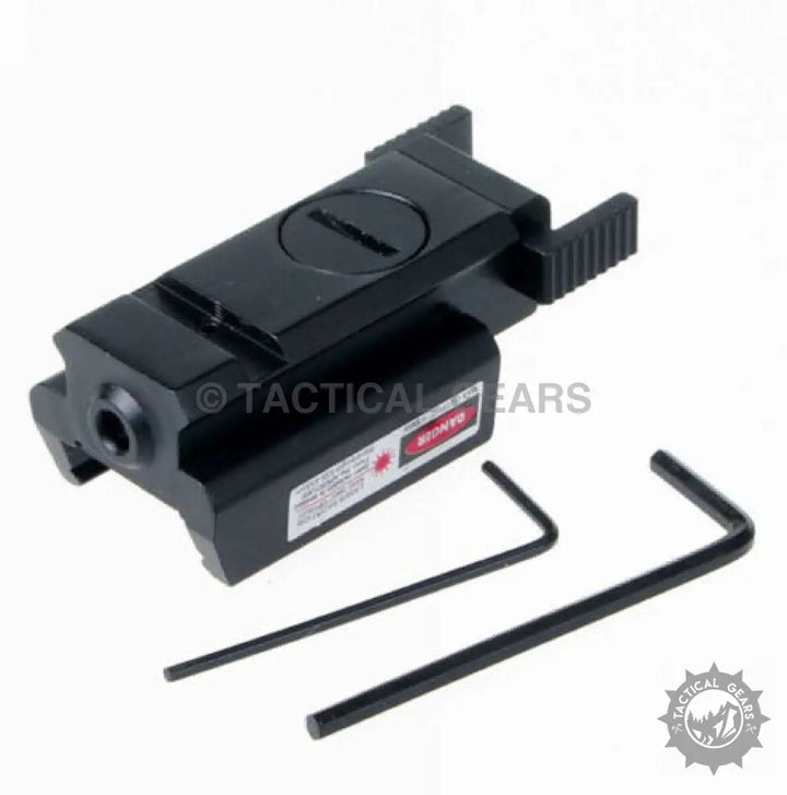 Black compact Red Dot Laser Sight Beam with two Hex Keys for precise aiming