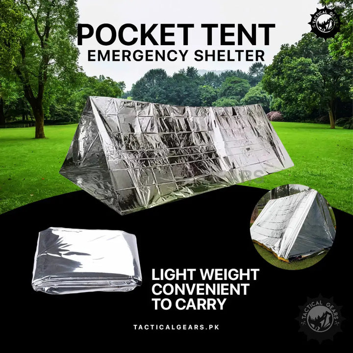 Pocket Tent Emergency Shelter Camping & Hiking