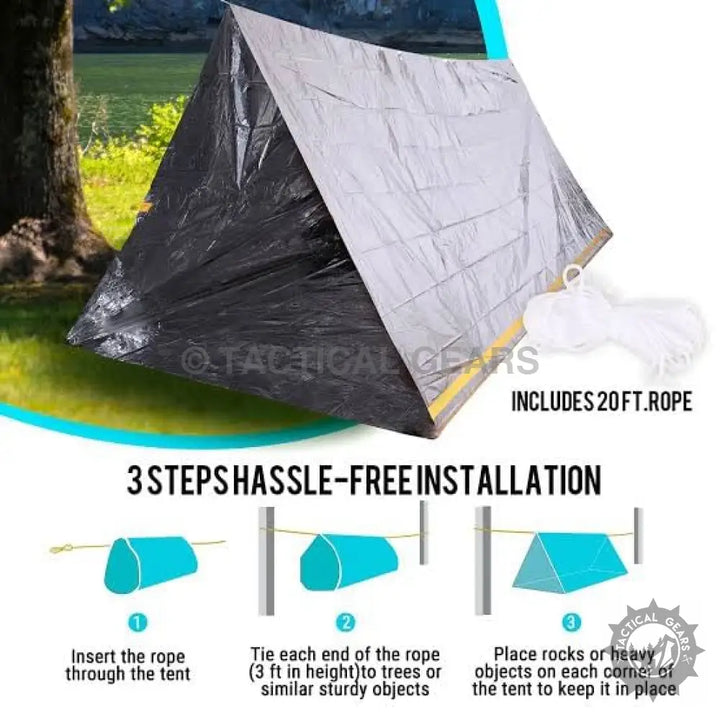 Pocket Tent Emergency Shelter Camping & Hiking