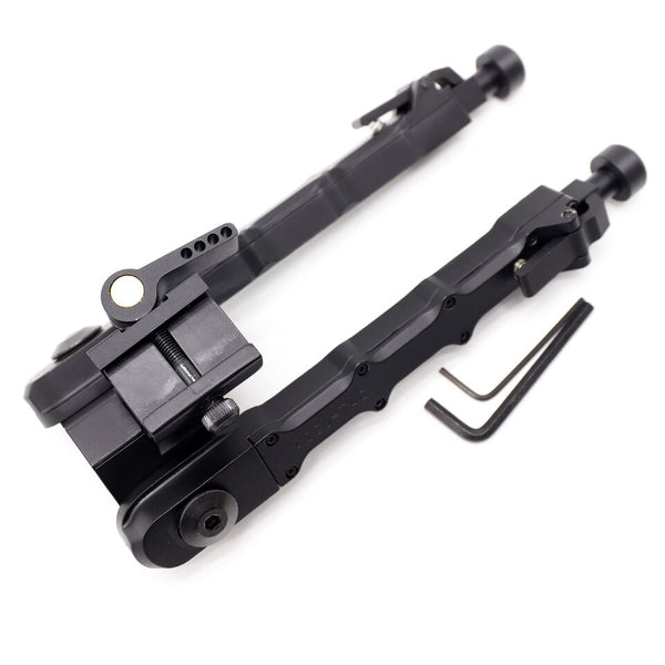 V9 Airsoft Rifle Outdoor Tactical QD Bipod in black color