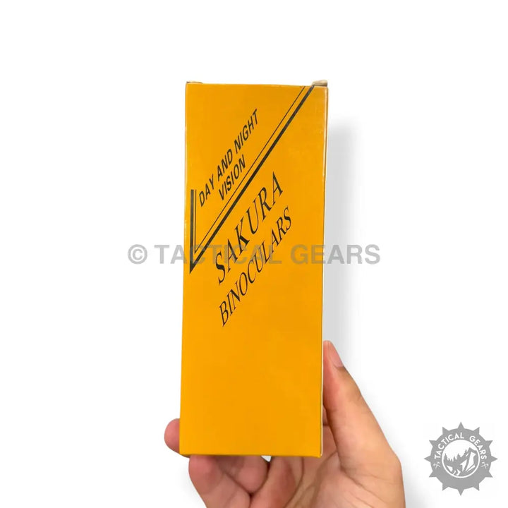 Yellow Sakura Day and Night Vision Binoculars box for Sakura 16x52 Monocular Telescope