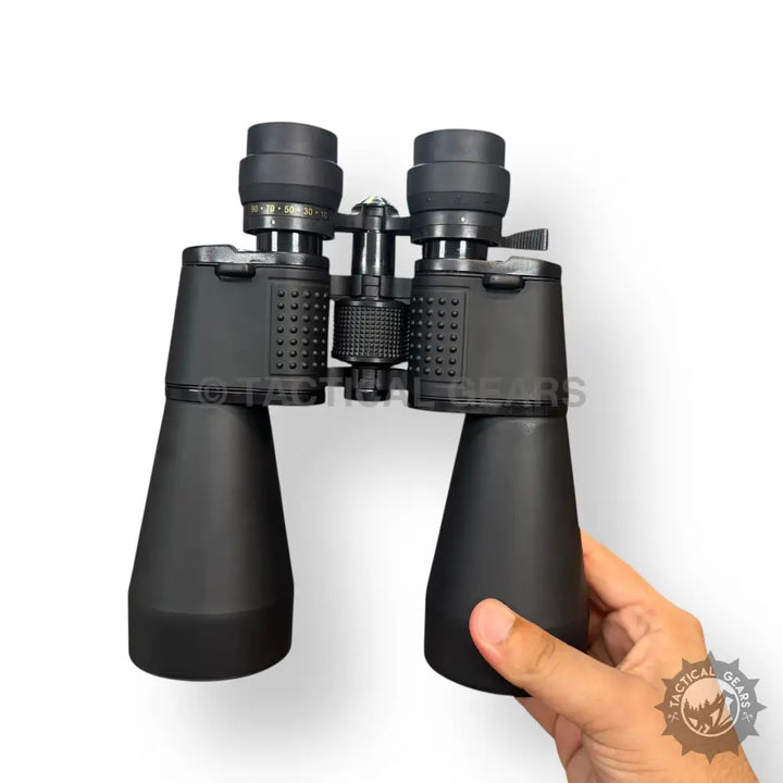 Black Sakura 90x80 Zooming Binoculars with textured grip and adjustable eyecups