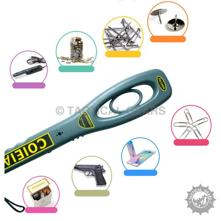 Handheld Metal Detector for Security Inspection to detect coins, nails, phones, and firearms