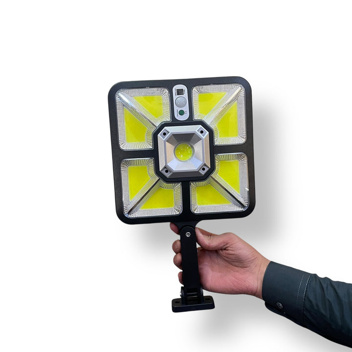 Handheld solar-powered LED floodlight with motion sensor for Solar Induction Street Lamp use