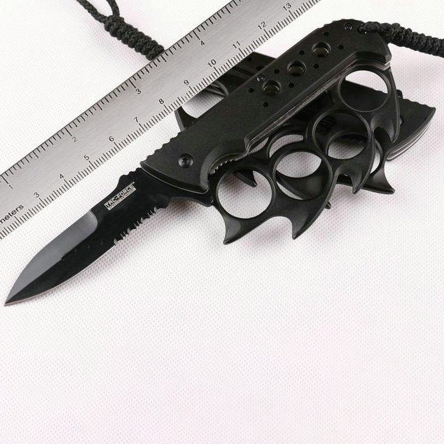 TACFORCE Serrated Knuckle Duster Folding Force Knife