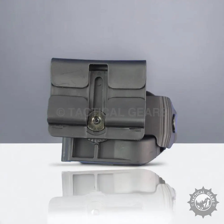 Dark grey adjustable tactical magazine pouch on Tactical Belt Holster for Glock 17