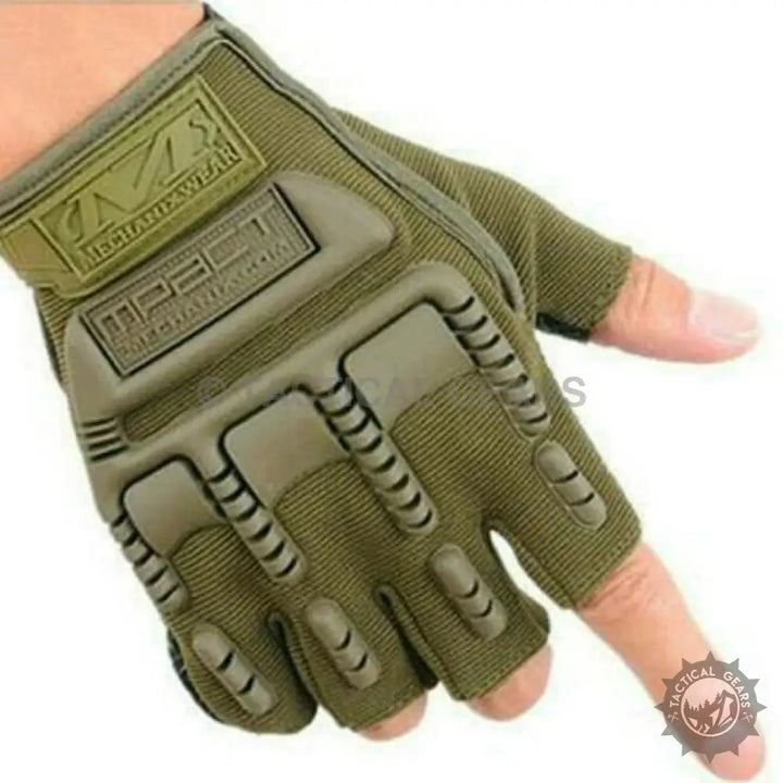 Mechanix MPACT Fingerless Impact Resistant Gloves for Gym and Bike Riding Wearables