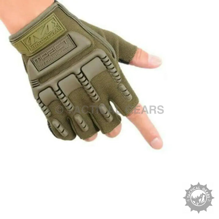 Mechanix MPACT Fingerless Impact Resistant Gloves for Gym and Bike Riding Wearables