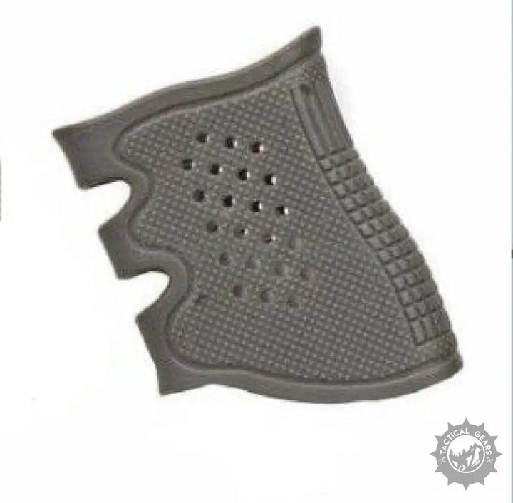 Textured black pistol rubber grip with finger grooves from Rubber Grip Pack of 3