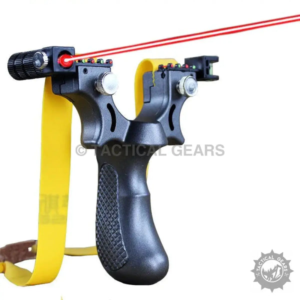 Tactical Resin Slingshot with Laser Sight Black Hunting & Shooting Accessories