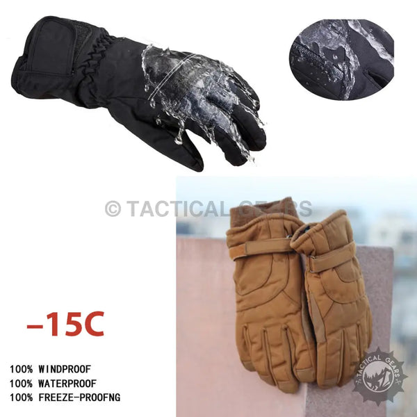 Tactical Thermal Layered Gloves Wearables