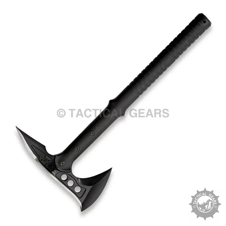 Black Tactical Tomahawk M-48 Axe with spike and cutting surface blade