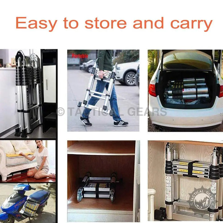 Extendable Foldable Aluminum Ladder Tools
