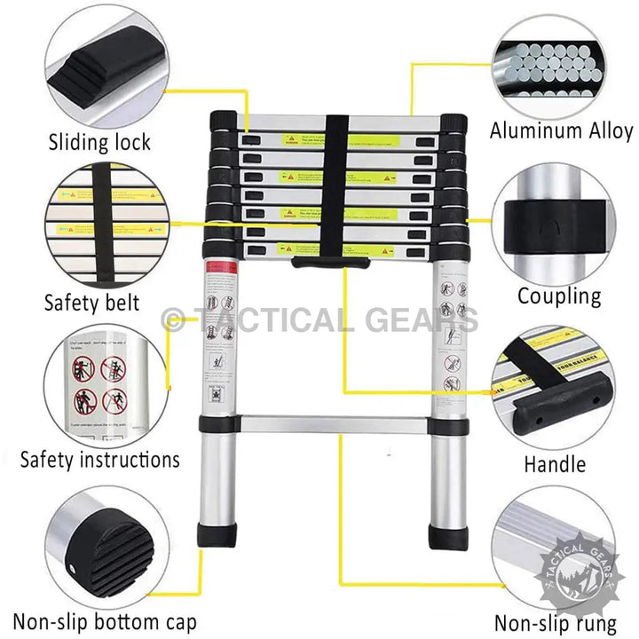 Extendable Foldable Aluminum Ladder Tools