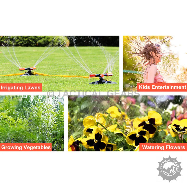 Auto Irrigation Grass Water Sprinkler for efficient irrigation, adjustable spray distance