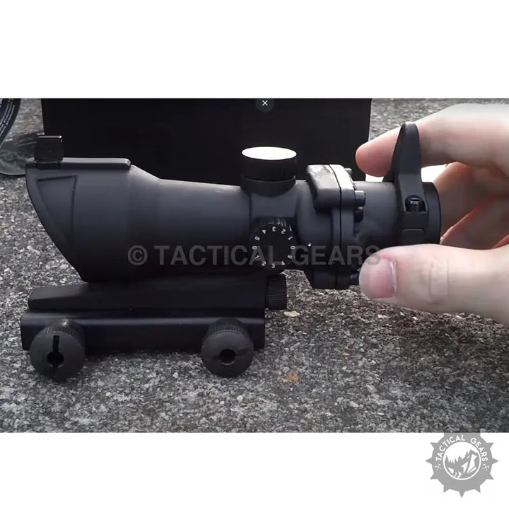 Black rifle scope with quick-release mount for Trijicon ACOG 4x32 Scope and acog 4x32 scope