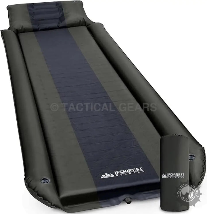Ultra-Comfortable IFORREST Camping Sleeping Pad with self-inflating design and integrated pillow