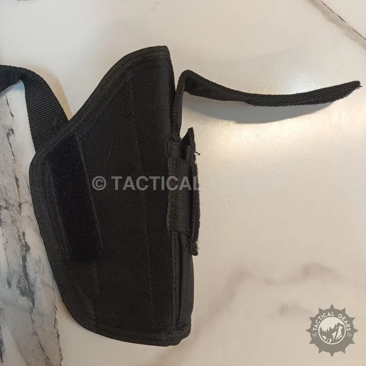 Universal Belt Holster with Strap Fabric Black Hunting & Shooting Accessories > Holsters
