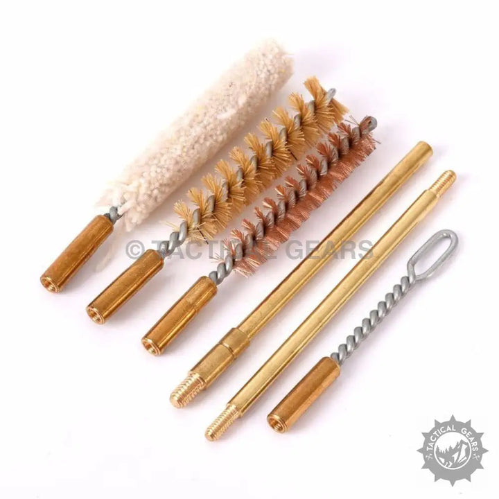 Portable 9mm Cleaning Kit with brushes and rods for effective gun cleaning