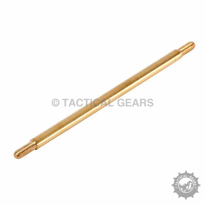 Brass cleaning rod extension with threaded ends for Portable 9mm Cleaning Kit