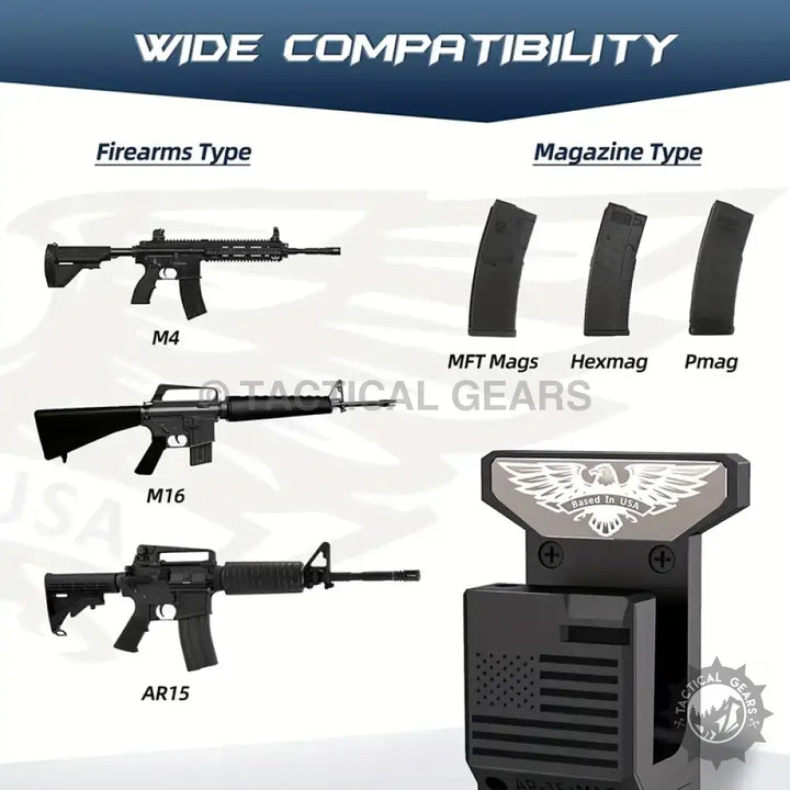 Wall mounted holster for firearms and magazines, Universal Wall Mounted Holster