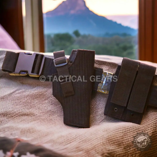 Waist Holster with Pouch Hunting & Shooting Accessories
