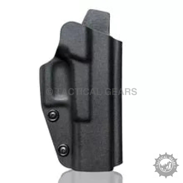 Black Kydex waistband pistol case holster for secure gun carry