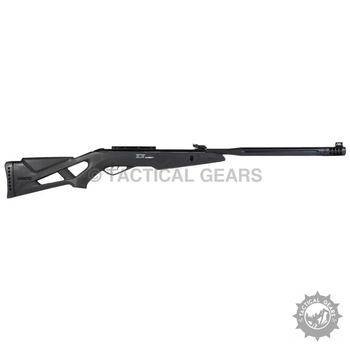 Black air rifle with synthetic stock from Gamo Whisper Maxxim IGT for plinking fun