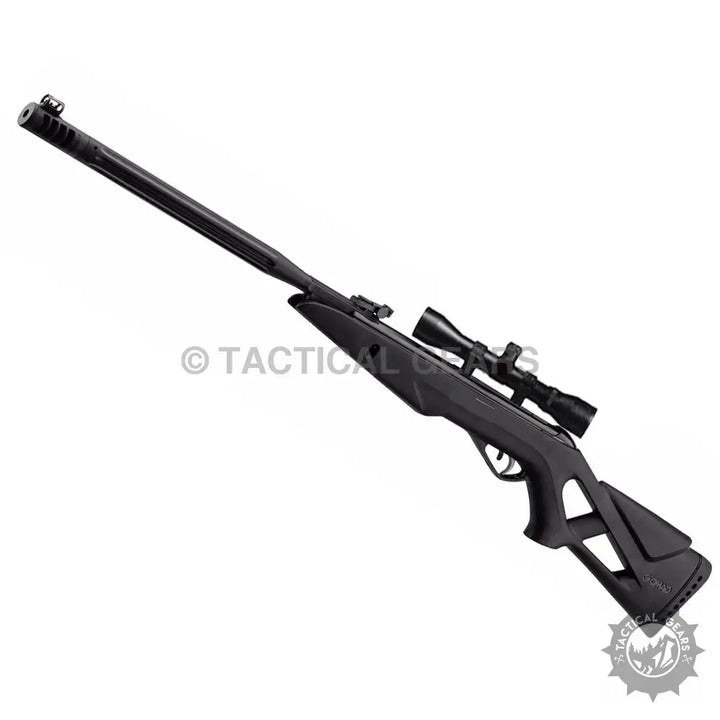 Black Gamo Whisper Maxxim IGT air rifle with scope for plinking fun and accuracy