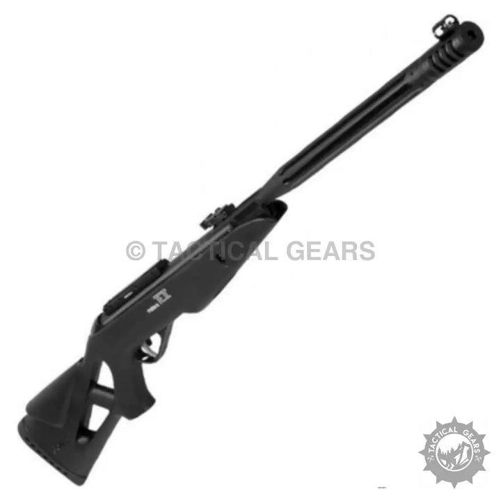 Black break-barrel air rifle with synthetic stock for whisper maxxim igt plinking fun