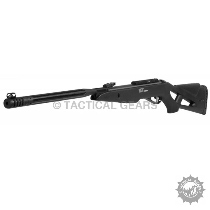 Black air rifle with synthetic stock from Gamo Whisper Maxxim IGT for plinking fun