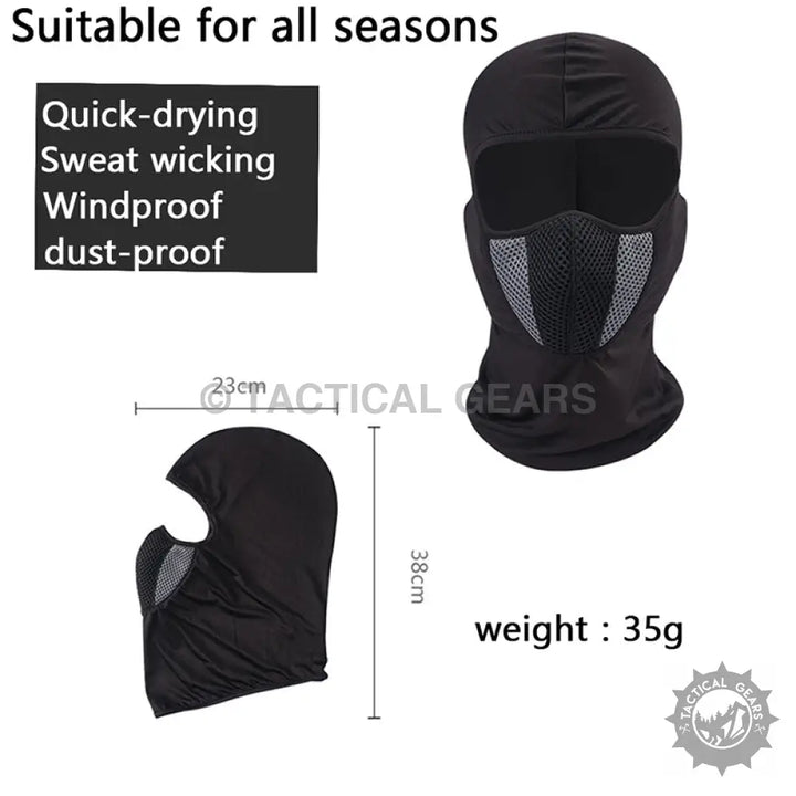 Windproof Ski Motor Bike Face Mask Camping & Hiking