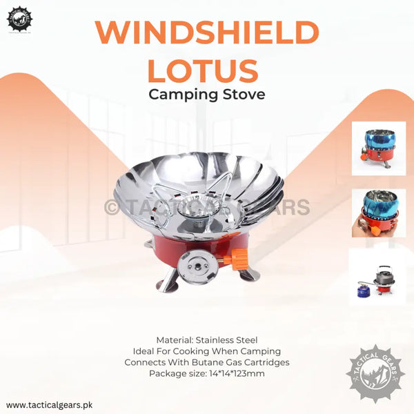 Windshield Lotus Camping Stove Camping & Hiking