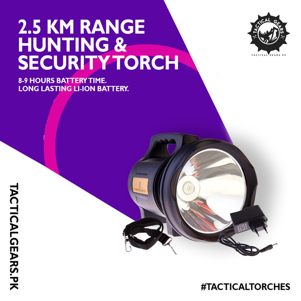 2.5 Km Range Security Torch