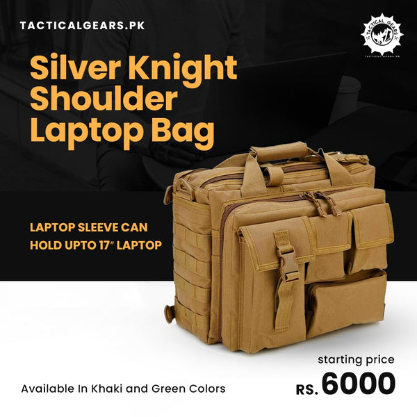 Silver Knight - Shoulder Laptop Bag