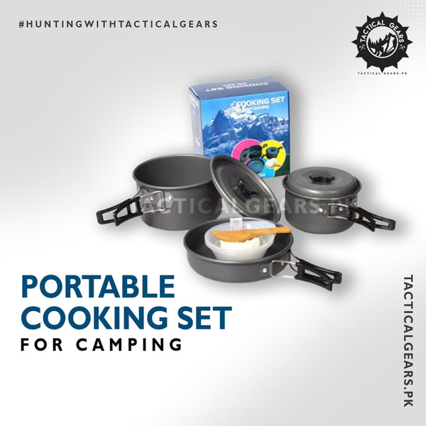 Portable Cooking Set for Camping | High Quality