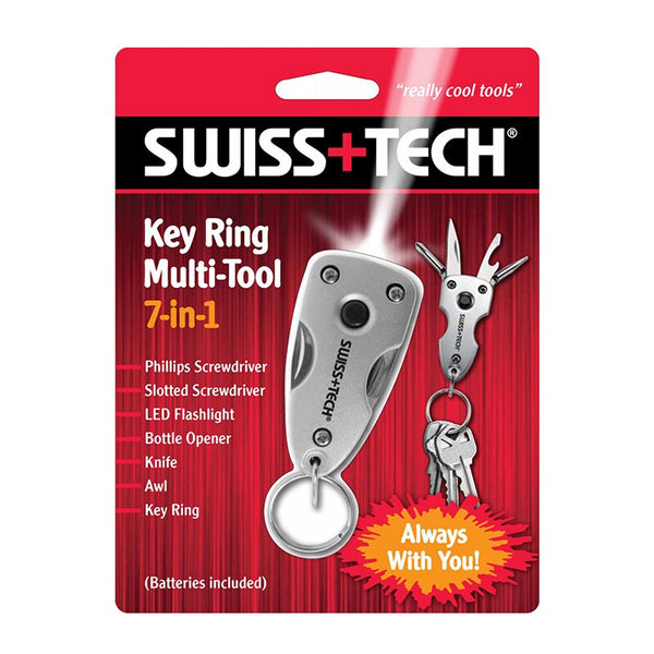 Multi-tool 7 in 1 Swiss+Tech Pocket Keychain