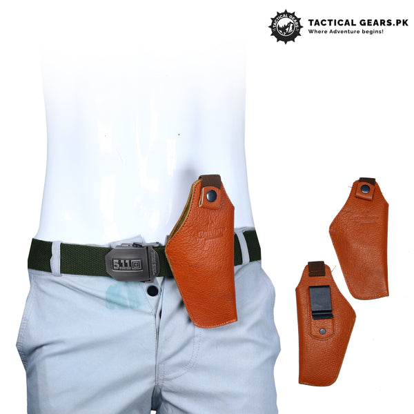 Universal Belt Holster Pigmented Leather Hassel