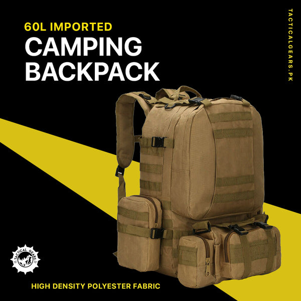 60L Imported Camping Backpack