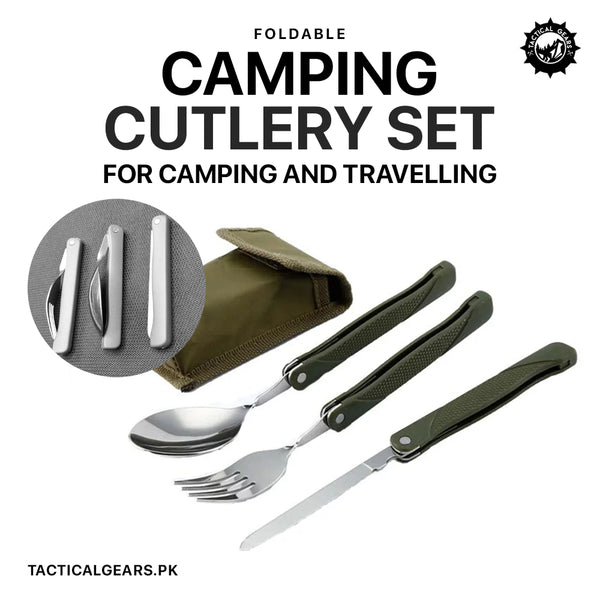 3 Pcs Camping Cutlery Set