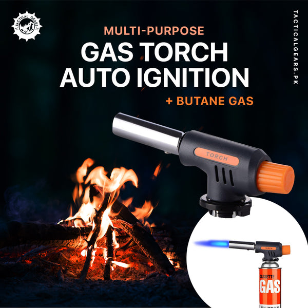 Multi-purpose Gas Torch Auto Ignition+ Butane Gas