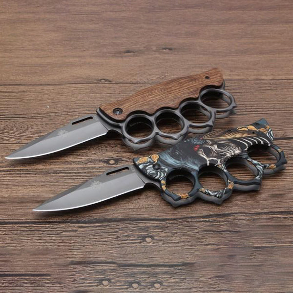 X71 Quick Open Knuckle Duster Knife